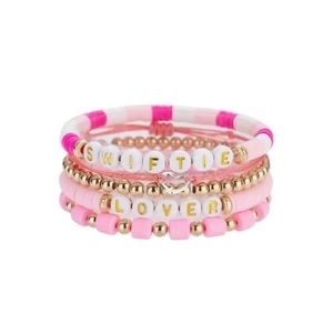 Taylor Swift girls stacked bracelets